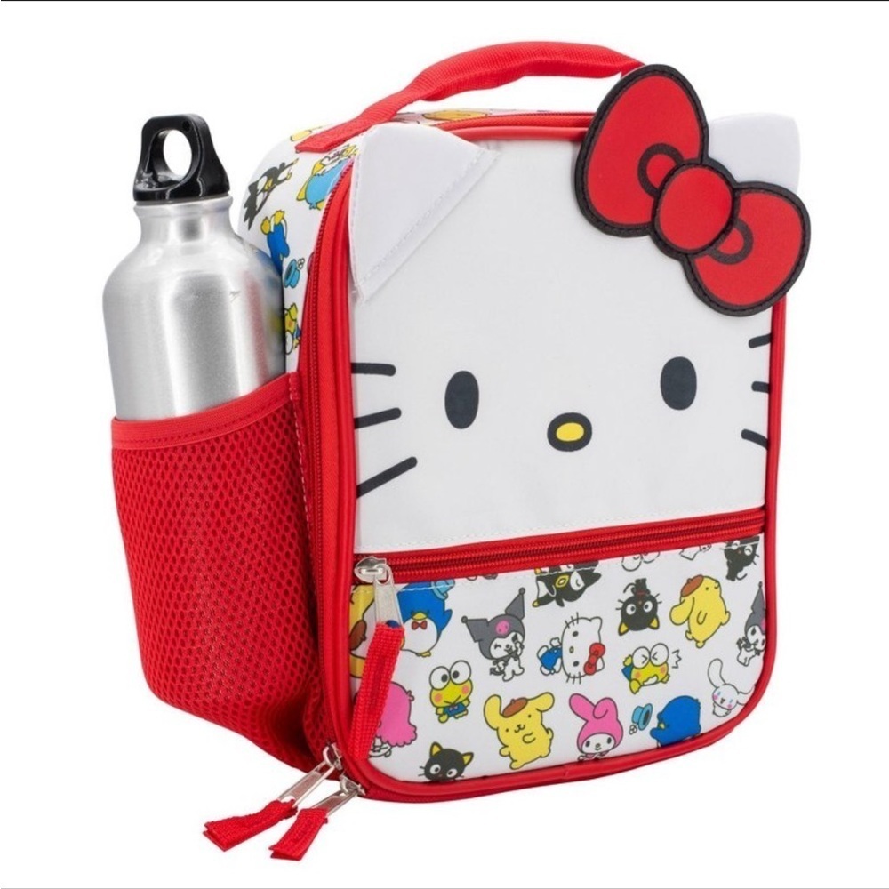 Hello Kitty Kids Lunch Bag - Red and White